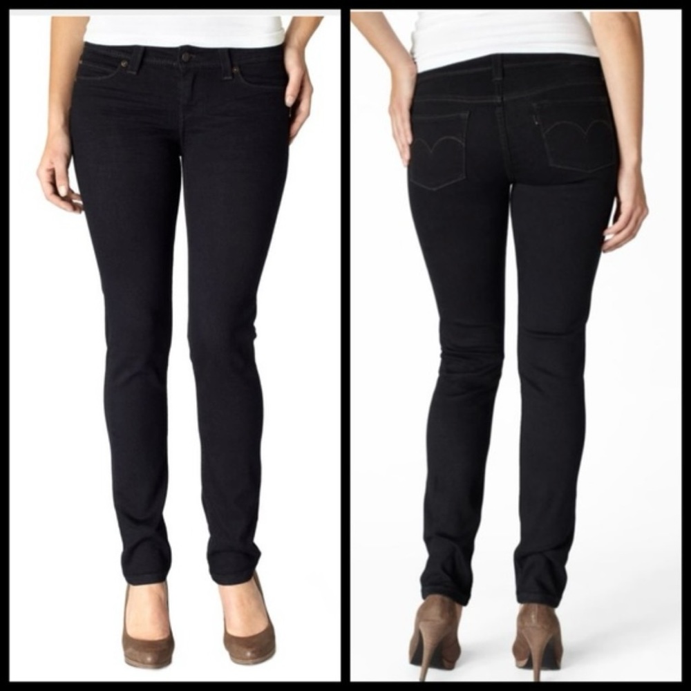 Levi's Women's Black Straight Leg Jeans